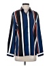 Unbranded Color Block Blue Long Sleeve Blouse Size S - photo 1