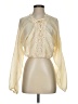Forever 21 Ivory Long Sleeve Blouse Size M - photo 1