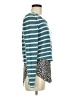 Anthropologie Stripes Teal Pullover Sweater Size M - photo 4