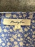 Monday Fun 100% Polyester Blue 3/4 Sleeve Blouse Size L - photo 7