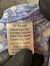 Monday Fun 100% Polyester Blue 3/4 Sleeve Blouse Size L - photo 8
