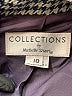 Collections by Michelle Stuart Houndstooth Gray Blazer Size 10 - photo 6