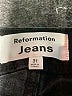 Reformation Jeans Black Jeans Size 31 waist - photo 4