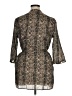 Jaclyn Smith 100% Cotton Brown Kimono Size 16 - photo 2