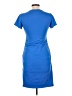 Assorted Brands Solid Blue Casual Dress Size L - photo 2