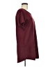 Olivaceous Solid Burgundy Casual Dress Size M - photo 4