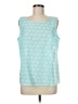 Talbots Outlet Teal Sleeveless Top Size M - photo 1