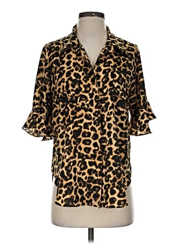MISA Los Angeles Short Sleeve Blouse (view 1)