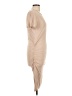 Venus Solid Tan Casual Dress Size L - photo 4