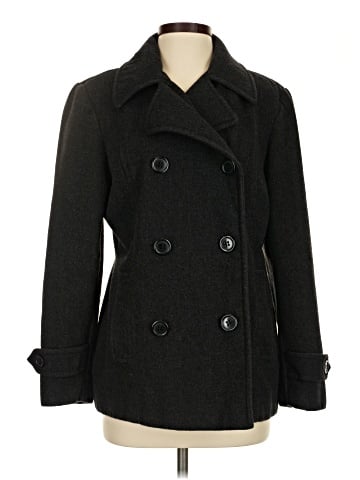 St. John's Bay Wool Coat (view 1)