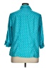 Notations Polka Dots Teal 3/4 Sleeve Blouse Size 1X - photo 2