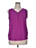Apt. 9 100% Polyester Purple Sleeveless Blouse Size XL - photo 1