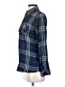 Maison Jules Plaid Blue Long Sleeve Button-Down Shirt Size S - photo 5