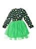 Assorted Brands 100% Polyester Stars Green Dress Size 120 cm / US 6X - photo 2