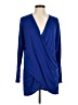 INC International Concepts Blue Long Sleeve Top Size M - photo 1