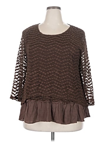 Lady Noiz 3/4 Sleeve Blouse (view 1)