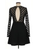 Lulus Polka Dots Black Cocktail Dress Size M - photo 2