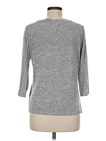 New York & Company 3/4 Sleeve T-Shirt (view 2)