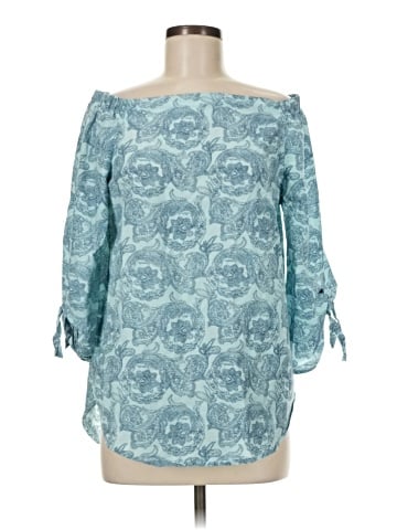 J. McLaughlin 3/4 Sleeve Blouse (view 1)