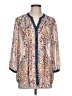 Liz Claiborne 100% Polyester Ivory 3/4 Sleeve Blouse Size L - photo 1
