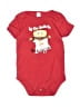 American Apparel Graphic Red Short Sleeve Onesie Size 6-12 mo - photo 1