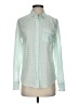 J.Crew Checkered-gingham Green Long Sleeve Button-Down Shirt Size 4 - photo 1