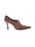 Impo Animal Print Brown Heels Size 8 - photo 1