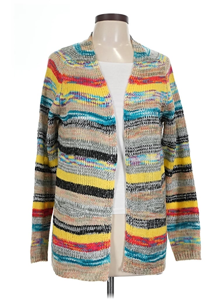 Pre-owned Unbranded Cardigan Sweater In Silver