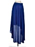 Zara Basic Solid Blue Formal Skirt Size S - photo 2