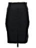 U.S. Tops Solid Black Casual Skirt Size S - photo 2