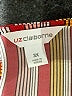 Liz Claiborne Stripes Red Short Sleeve Blouse Size 3X - photo 7