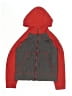 The North Face Red Zip Up Hoodie Size 7 - photo 1
