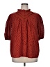 Unbranded Red Burgundy 3/4 Sleeve Blouse Size XL - photo 1