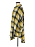 Maeve Plaid Yellow 3/4 Sleeve Button-Down Shirt Size Med - Lg - photo 5