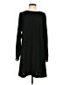 H&M 100% Polyester Solid Black Casual Dress Size 4 - photo 1