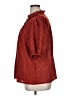 Unbranded Red Burgundy 3/4 Sleeve Blouse Size XL - photo 5