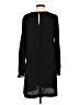 H&M 100% Polyester Solid Black Casual Dress Size 4 - photo 2