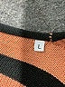Unbranded Stripes Orange Pullover Sweater Size L - photo 7