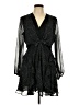1.State 100% Polyester Polka Dots Black Cocktail Dress Size L - photo 1