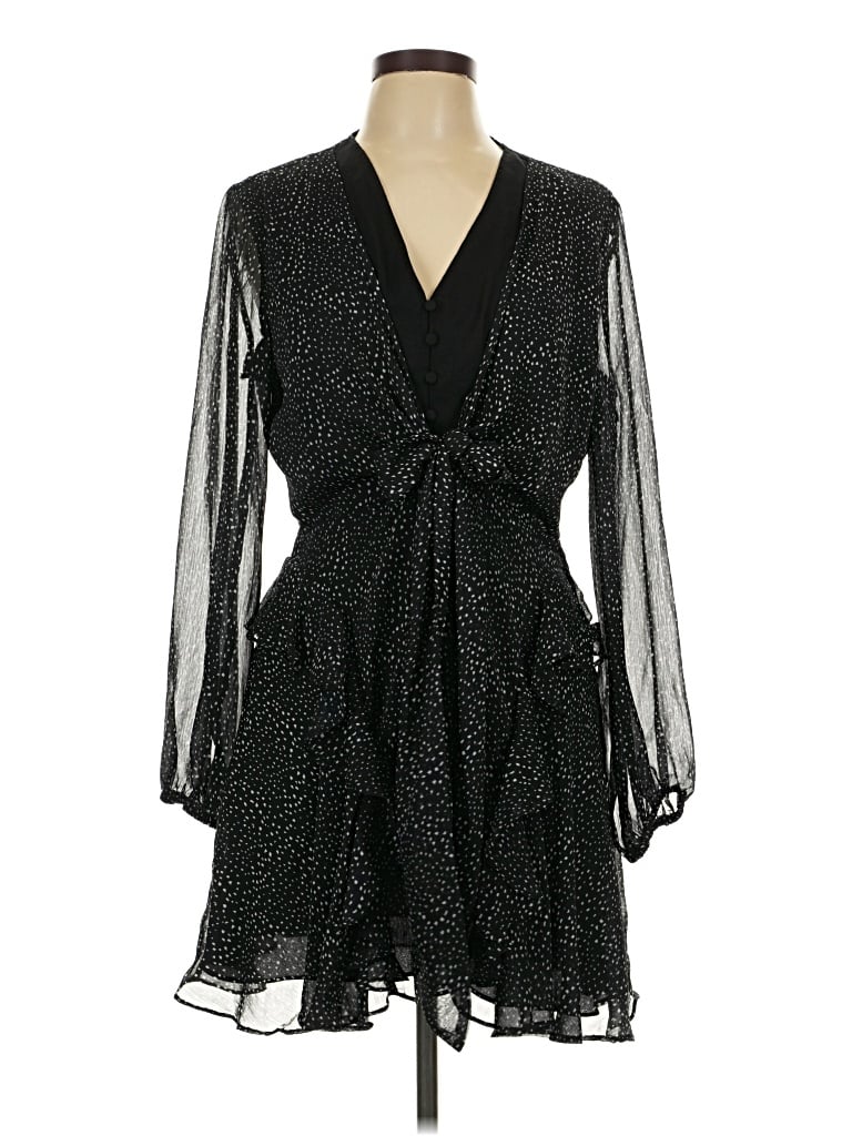Pre-owned 1.state Cocktail Dress In Black
