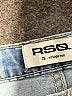 RSQ 100% Cotton Hearts Blue Jeans Size 25 waist - photo 7