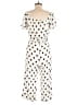 Unbranded Polka Dots Ivory Jumpsuit Size M (petite) - photo 2