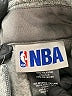 NBA 100% Polyester Gray Track Jacket Size 8 - photo 6