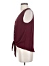 Unbranded Burgundy Sleeveless Blouse Size S - photo 5