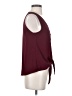 Unbranded Burgundy Sleeveless Blouse Size S - photo 4