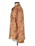 Adore Me 100% Polyester Floral Tan Long Sleeve Blouse Size M - photo 5