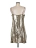 Zara Metallic Silver Cocktail Dress Size M - photo 2