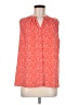 Collective Concepts 100% Polyester Red Sleeveless Blouse Size M - photo 1