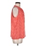 Collective Concepts 100% Polyester Red Sleeveless Blouse Size M - photo 4