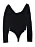Leith Solid Black Swimsuit Top Size XXS - photo 2